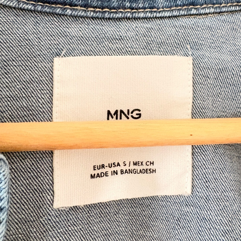 Mango Light Blue Denim Jacket - Picture 2 of 3